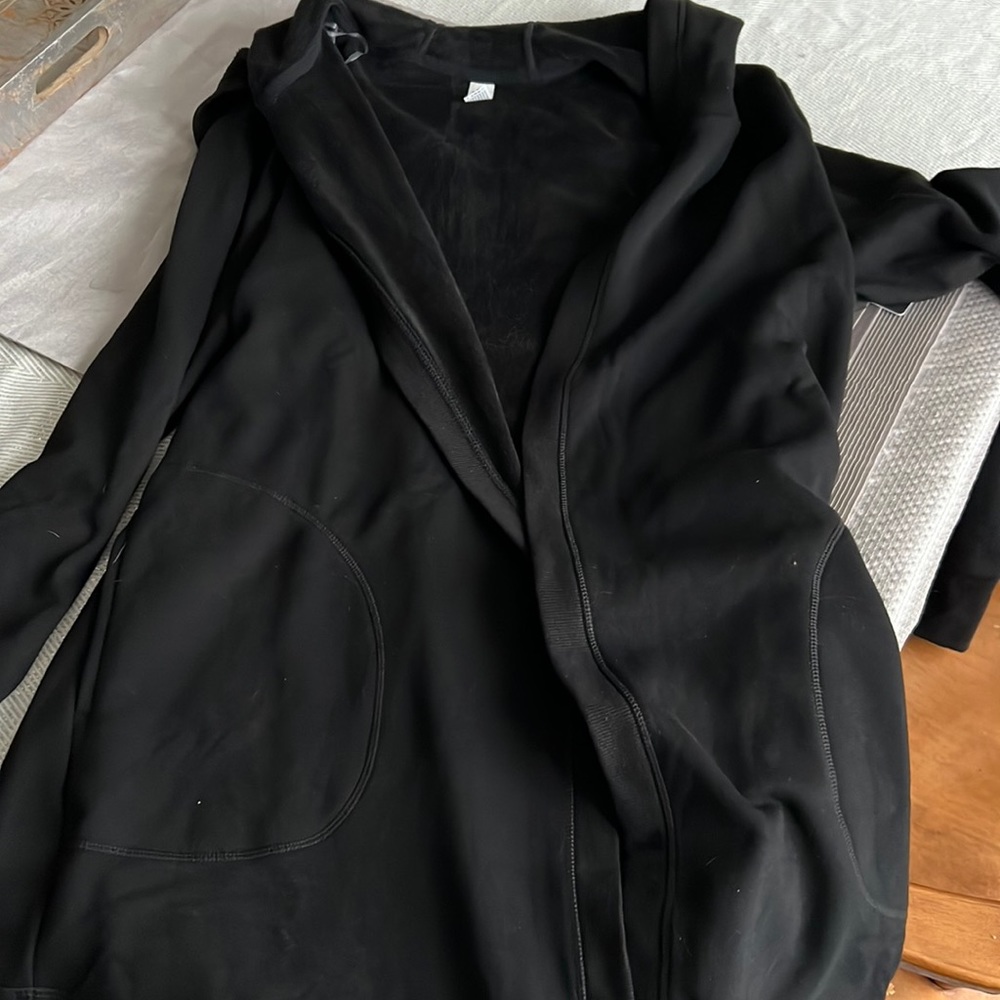 Black Robe Style open front cardigan